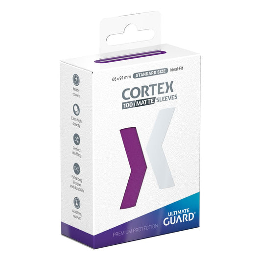 Ultimate Guard Cortex Sleeves Standardgröße Matt-Violett (100) - Smalltinytoystore