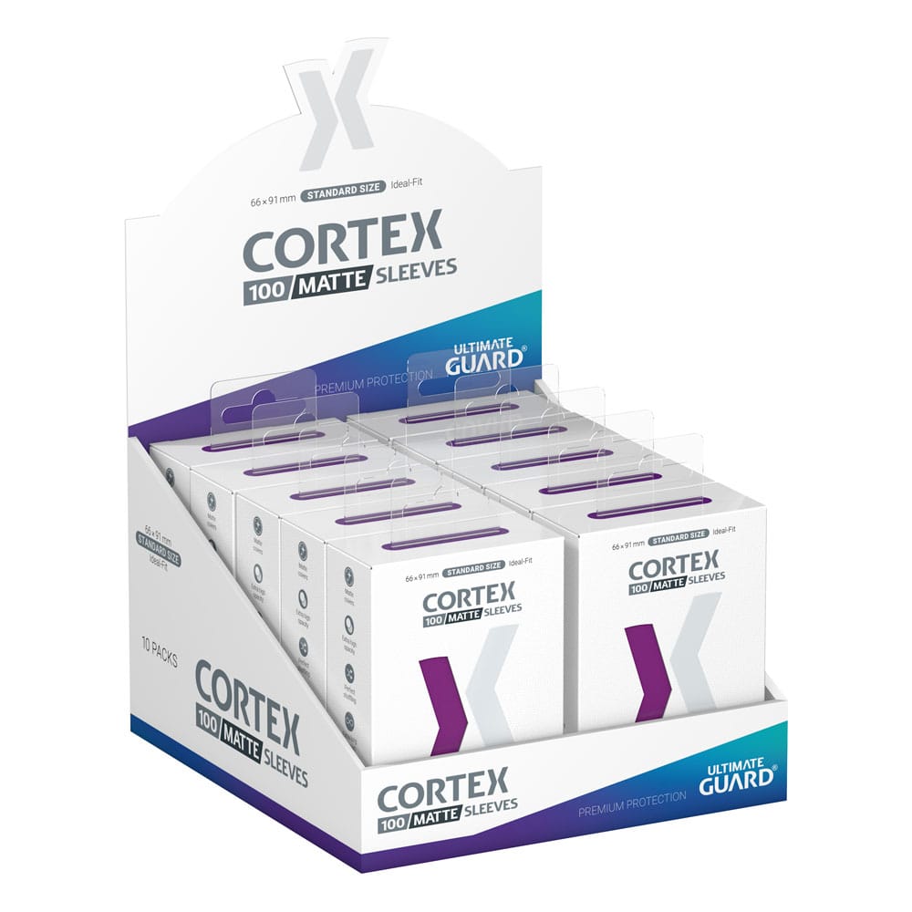 Ultimate Guard Cortex Sleeves Standardgröße Matt-Violett (100) - Smalltinytoystore