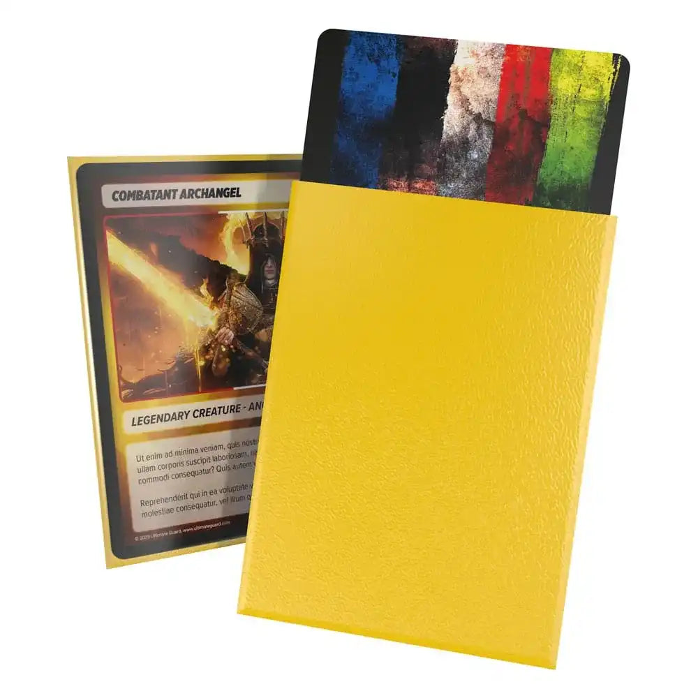 Ultimate Guard Cortex Sleeves Standardgröße Matte Yellow (100) - Smalltinytoystore