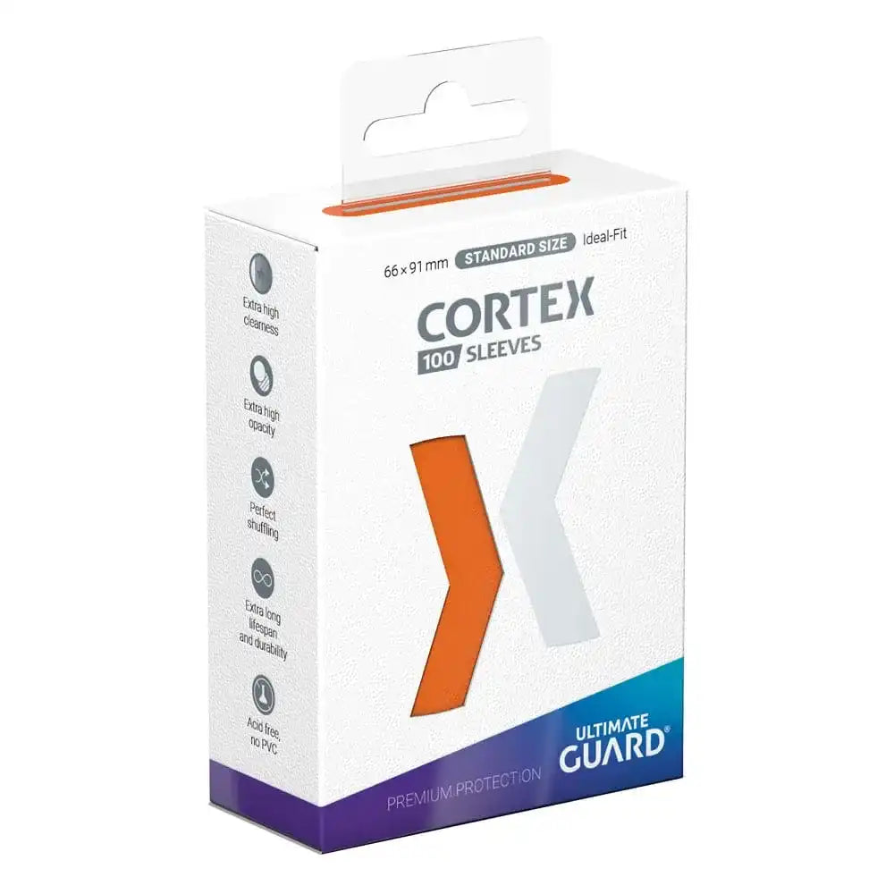 Ultimate Guard Cortex Sleeves Standardgröße Orange (100) - Smalltinytoystore