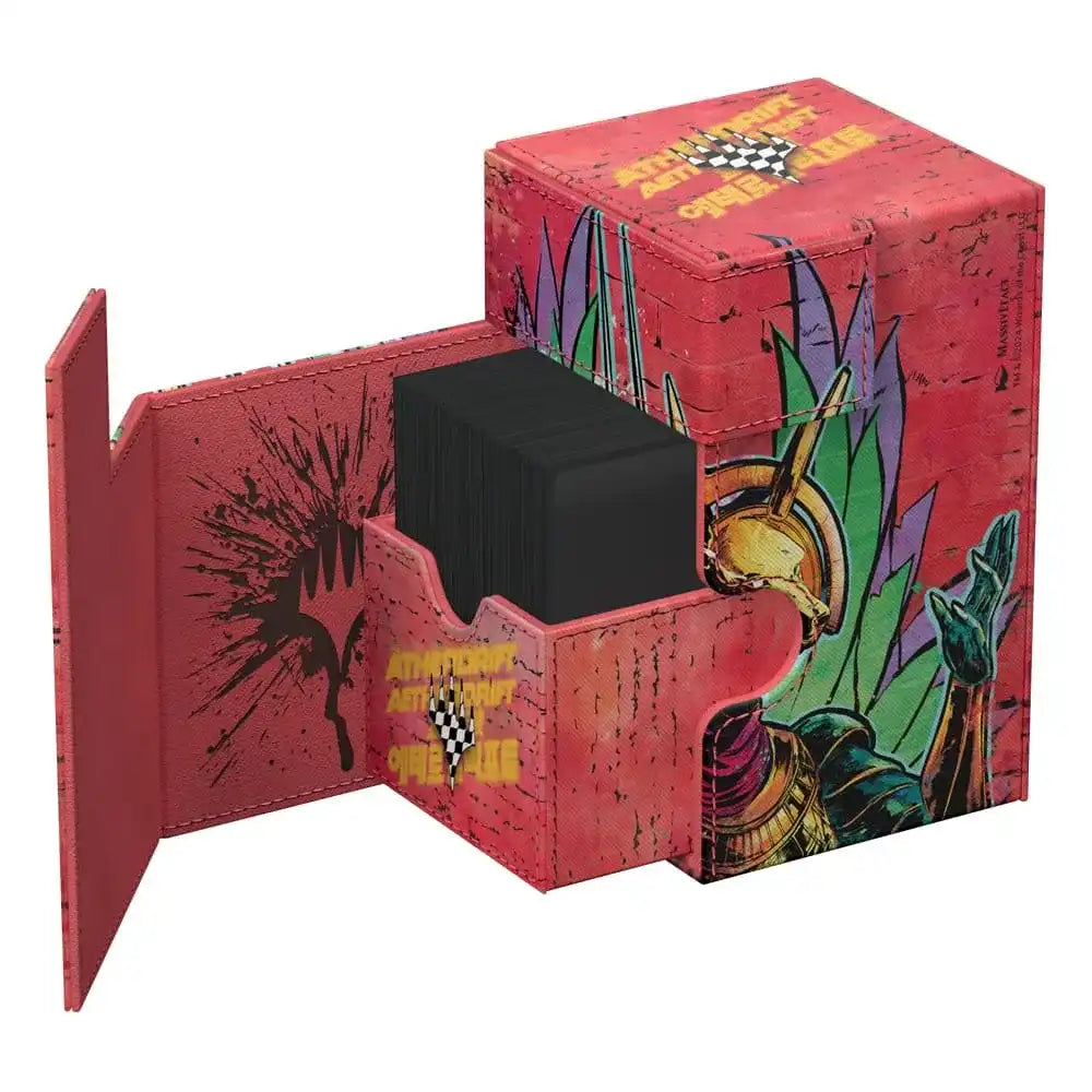 Ultimate Guard Flip'n'Tray 100+ Xenoskin Magic: The Gathering "Aetherdrift" - Hazoret, Godseeker - Smalltinytoystore