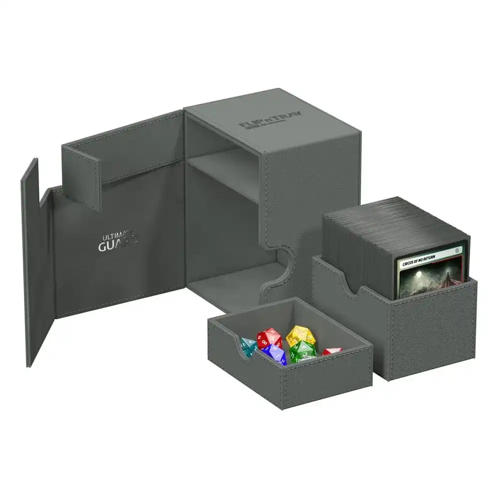 Ultimate Guard Flip`n`Tray 133+ XenoSkin Grau - Smalltinytoystore