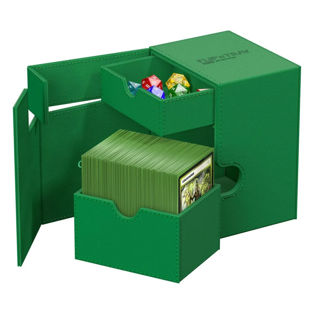 Ultimate Guard Flip`n`Tray 133+ XenoSkin Grün - Smalltinytoystore