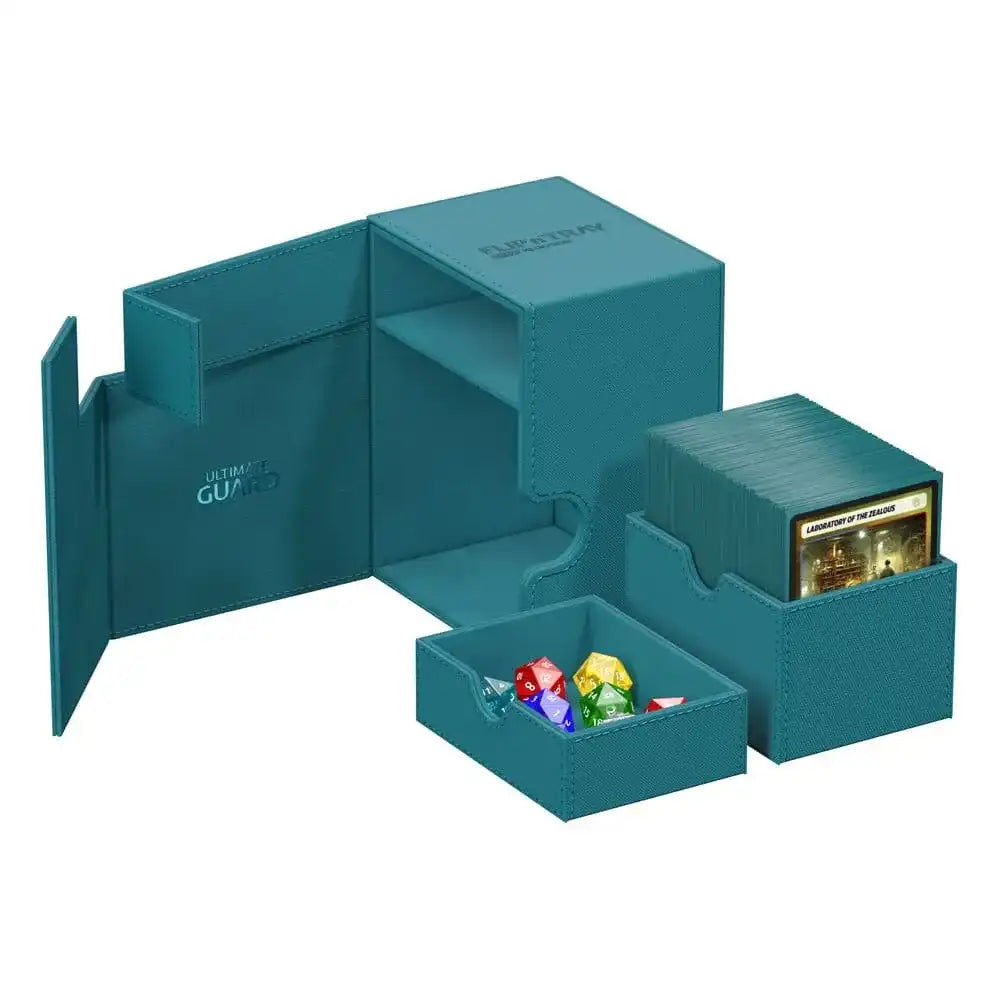 Ultimate Guard Flip`n`Tray 133+ XenoSkin Petrol - Smalltinytoystore