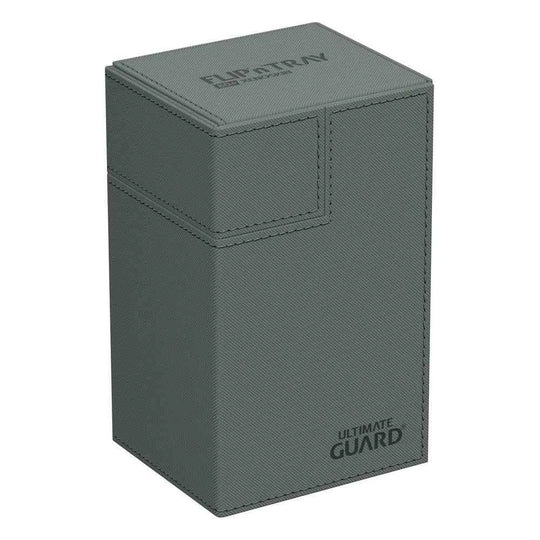 Ultimate Guard Flip`n`Tray 80+ XenoSkin Monocolor Grau - Smalltinytoystore