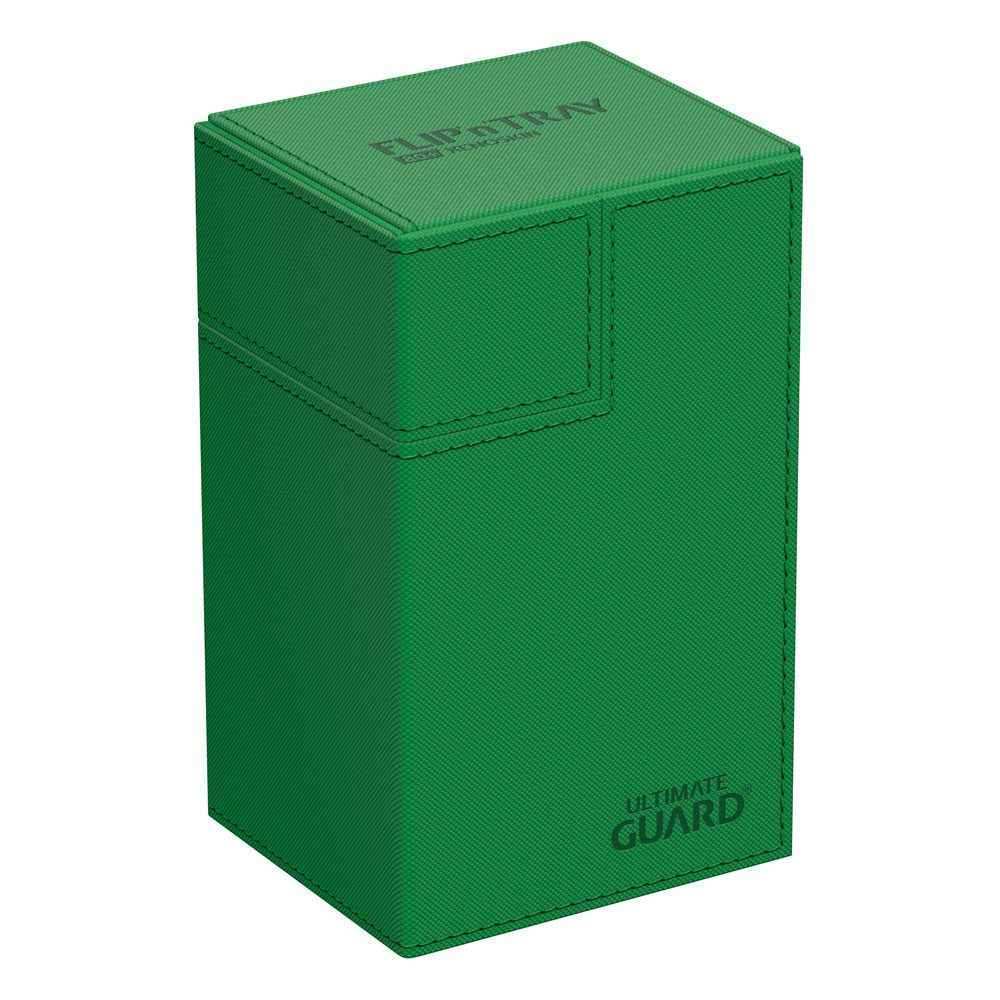 Ultimate Guard Flip`n`Tray 80+ XenoSkin Monocolor Grün - Smalltinytoystore
