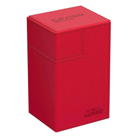 Ultimate Guard Flip`n`Tray 80+ XenoSkin Monocolor Rot - Smalltinytoystore