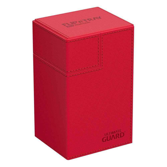 Ultimate Guard Flip`n`Tray 80+ XenoSkin Monocolor Rot - Smalltinytoystore