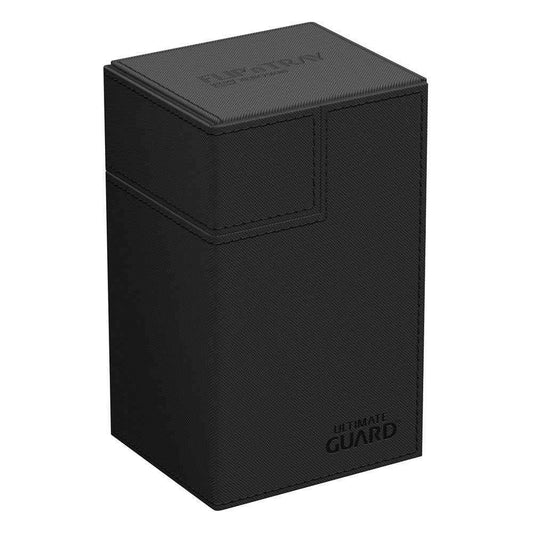 Ultimate Guard Flip`n`Tray 80+ XenoSkin Monocolor Schwarz - Smalltinytoystore