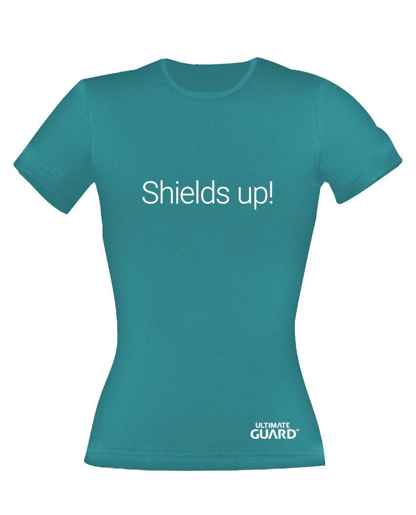 Ultimate Guard Girlie T-Shirt Shields Up! Petrolblau Größe XL - Smalltinytoystore