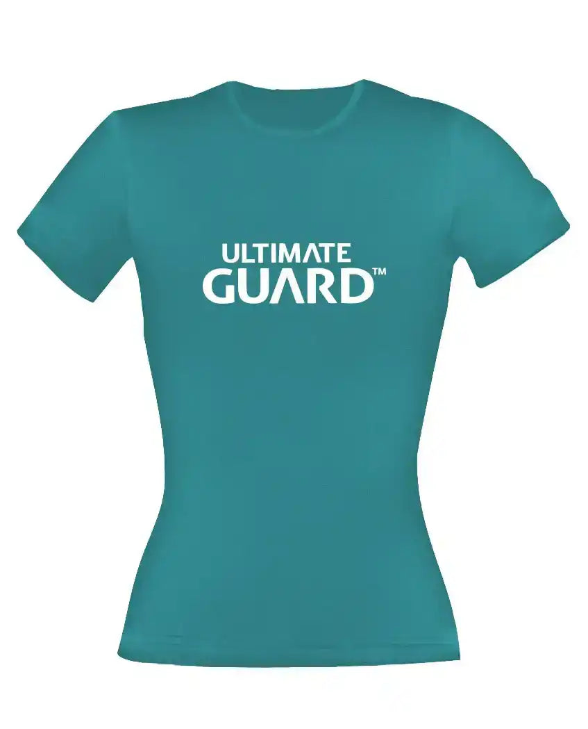 Ultimate Guard Girlie T-Shirt Wordmark Petrolblau