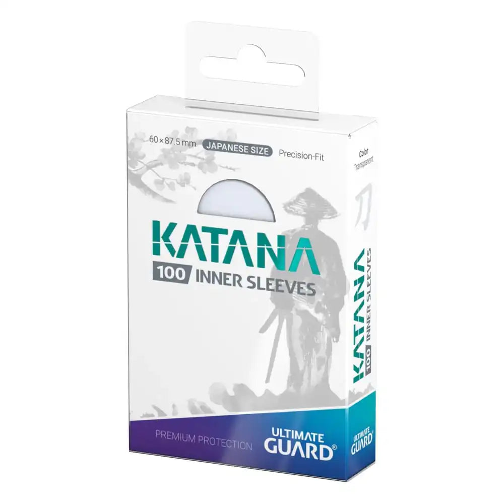 Ultimate Guard Katana Inner Sleeves Japanese Size Transparent (100) - Smalltinytoystore