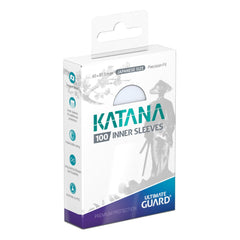 Ultimate Guard Katana Inner Sleeves Japanese Size Transparent (100) - Smalltinytoystore