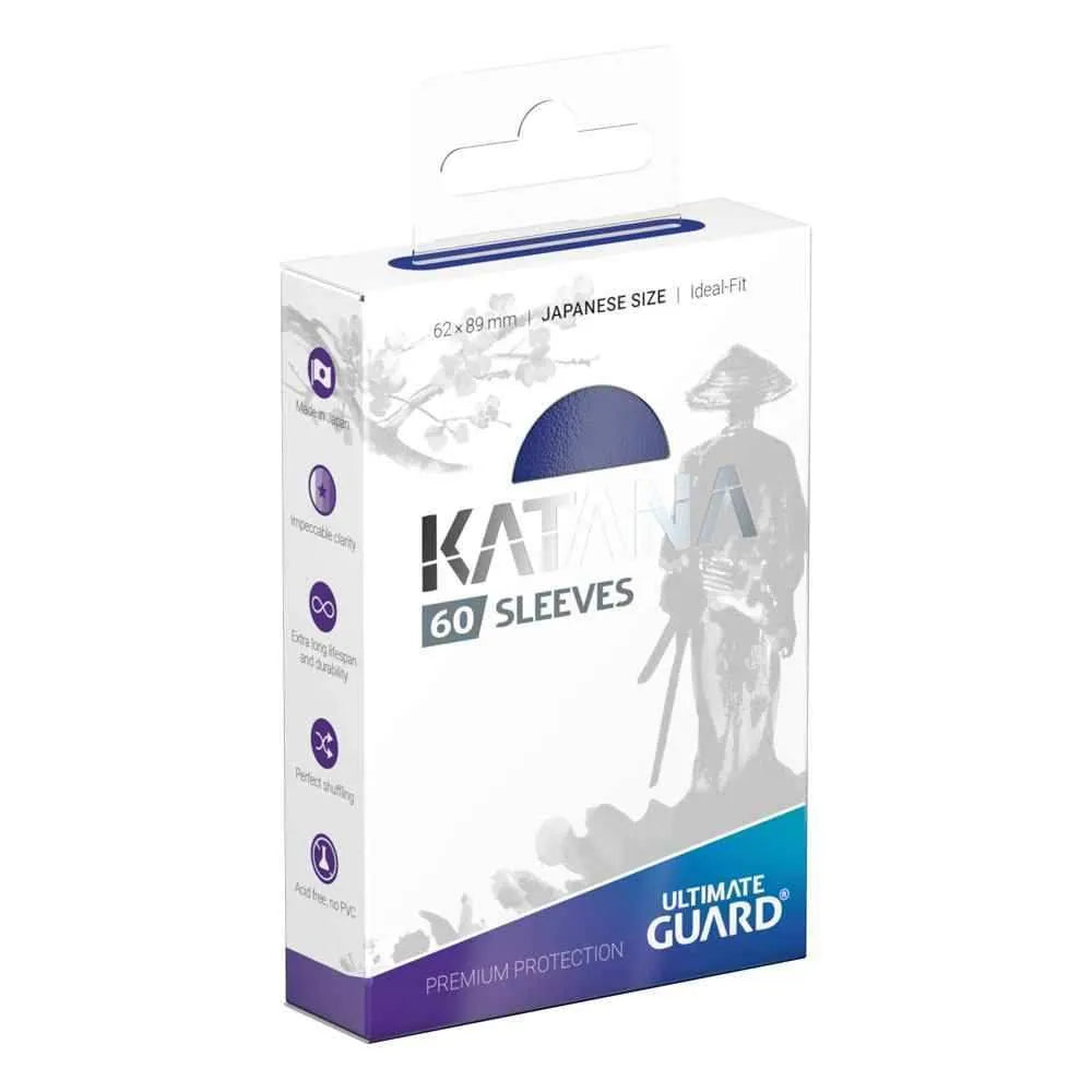 Ultimate Guard Katana Sleeves Japanische Größe Blau (60) - Smalltinytoystore