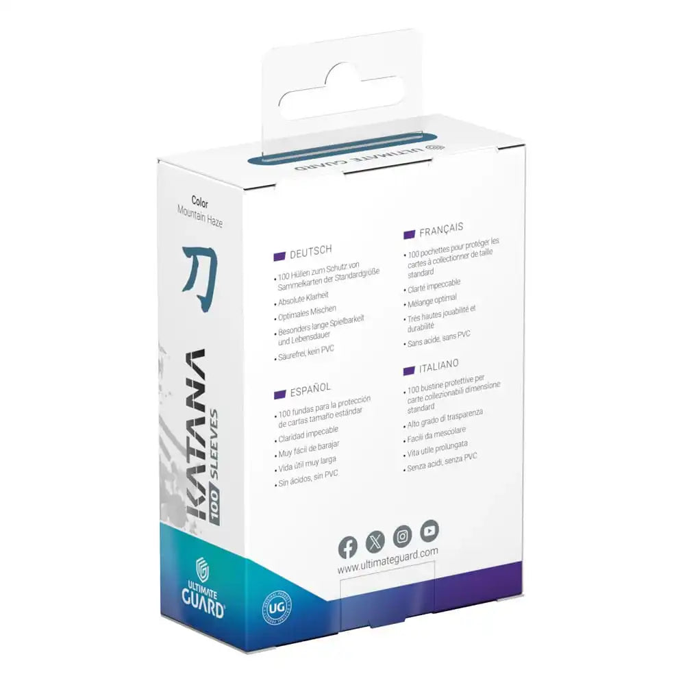 Ultimate Guard Katana Sleeves Standardgröße Mountain Haze (100) - Smalltinytoystore