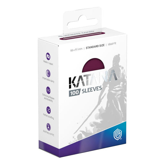 Ultimate Guard Katana Sleeves Standardgröße Radiant Plum (100) - Smalltinytoystore