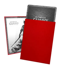 Ultimate Guard Katana Sleeves Standardgröße Rot (100) - Smalltinytoystore