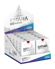 Ultimate Guard Katana Sleeves Standardgröße Rot (100) - Smalltinytoystore