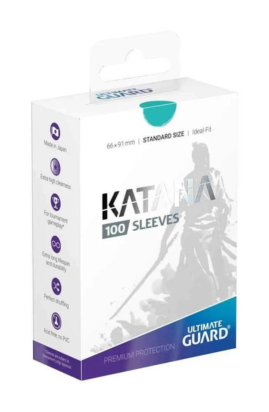 Ultimate Guard Katana Sleeves Standardgröße Türkis (100) - Smalltinytoystore
