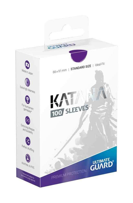 Ultimate Guard Katana Sleeves Standardgröße Violett (100) - Smalltinytoystore