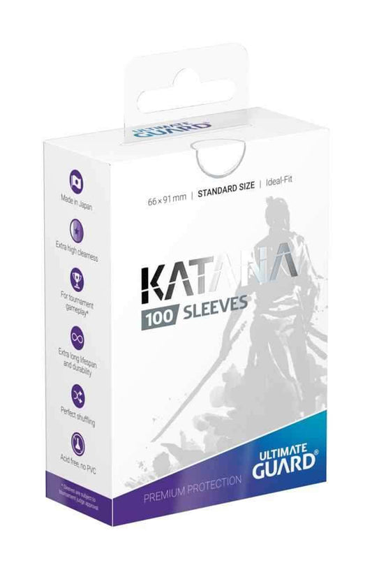 Ultimate Guard Katana Sleeves Standardgröße Weiß (100) - Smalltinytoystore