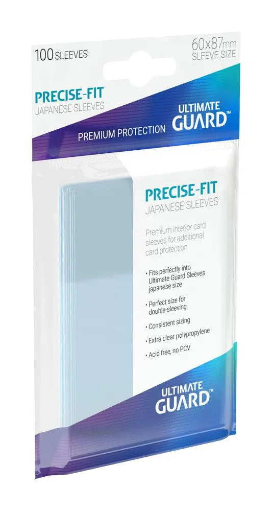 Ultimate Guard Precise-Fit Sleeves Japanische Größe Transparent (100) - Smalltinytoystore