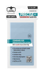 Ultimate Guard Precise-Fit Sleeves wiederverschließbar Standardgröße Transparent (100) - Smalltinytoystore