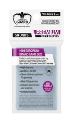 Ultimate Guard Premium Soft Sleeves für Brettspielkarten Mini European (50) - Smalltinytoystore