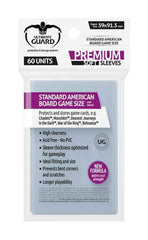 Ultimate Guard Premium Soft Sleeves für Brettspielkarten Standard American (60) - Smalltinytoystore