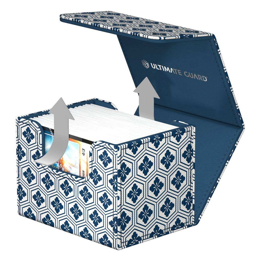 Ultimate Guard Sidewinder 100+ Katana: The Shogun's Journey - Part 2 - Kikko (White / Blue) - Smalltinytoystore