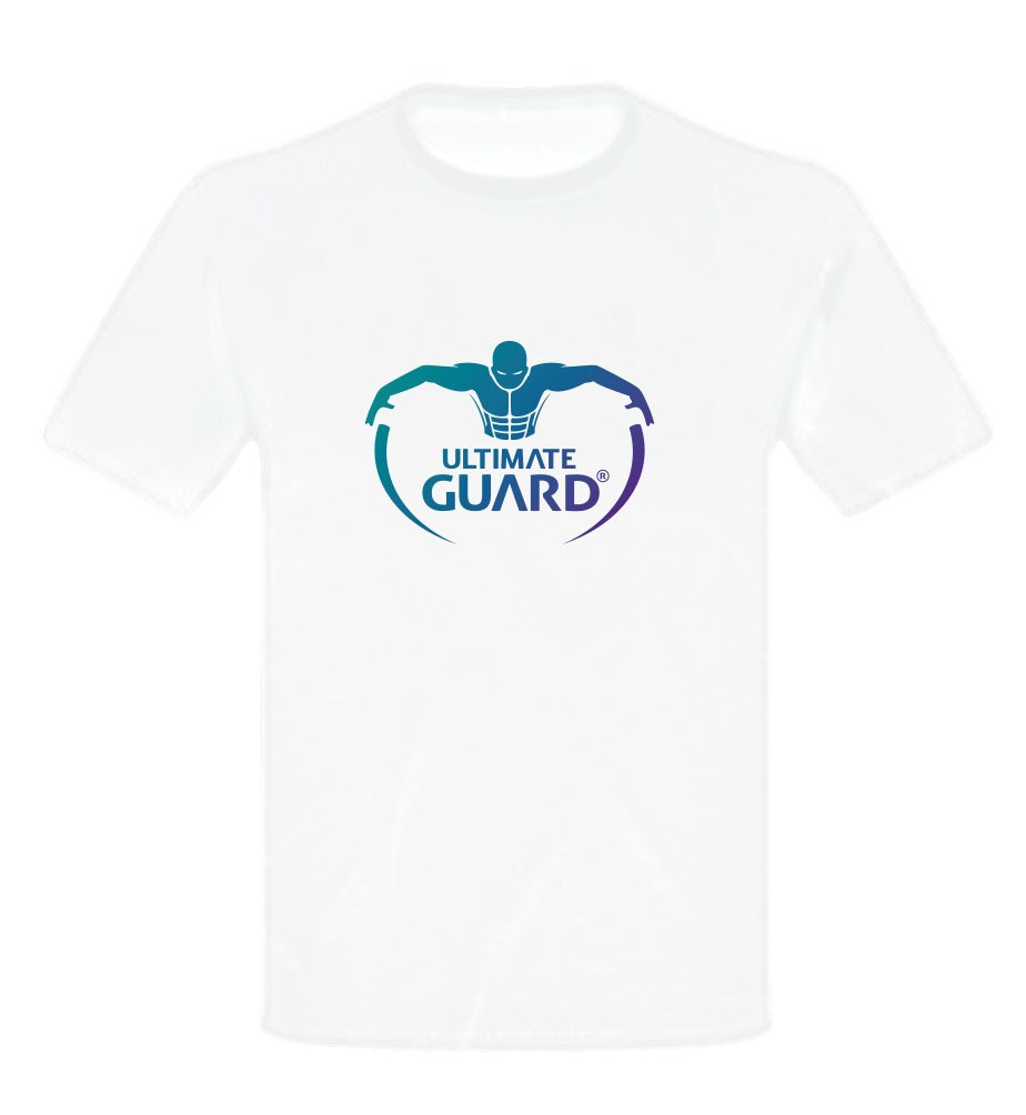 Ultimate Guard T-Shirt Logo Weiß Größe XXL - Smalltinytoystore