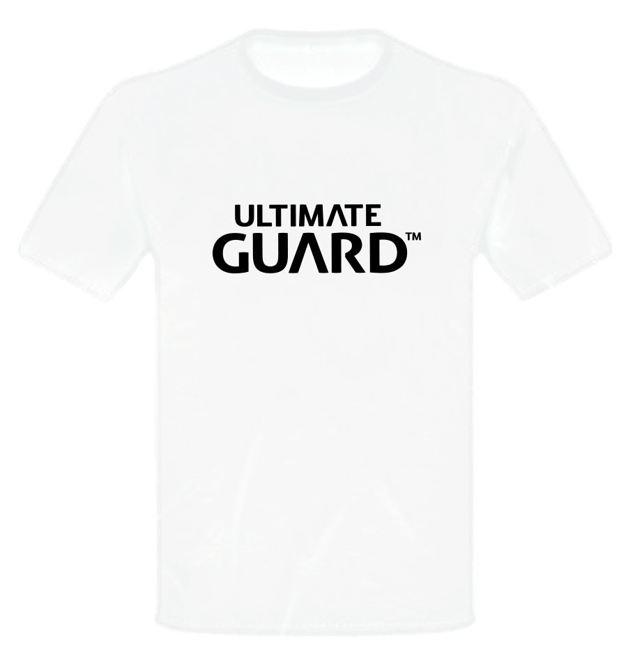 Ultimate Guard T-Shirt Wordmark Weiß Größe XXL - Smalltinytoystore