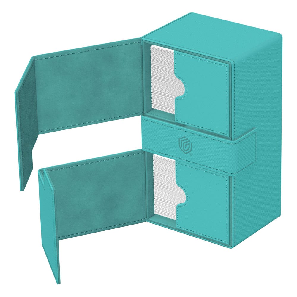 Ultimate Guard Twin Flip'n'Tray 200+ Xenoskin "Summer Edition 2025" - Lagoon - Smalltinytoystore