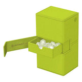 Ultimate Guard Twin Flip'n'Tray 200+ Xenoskin "Summer Edition 2025" - Lime - Smalltinytoystore