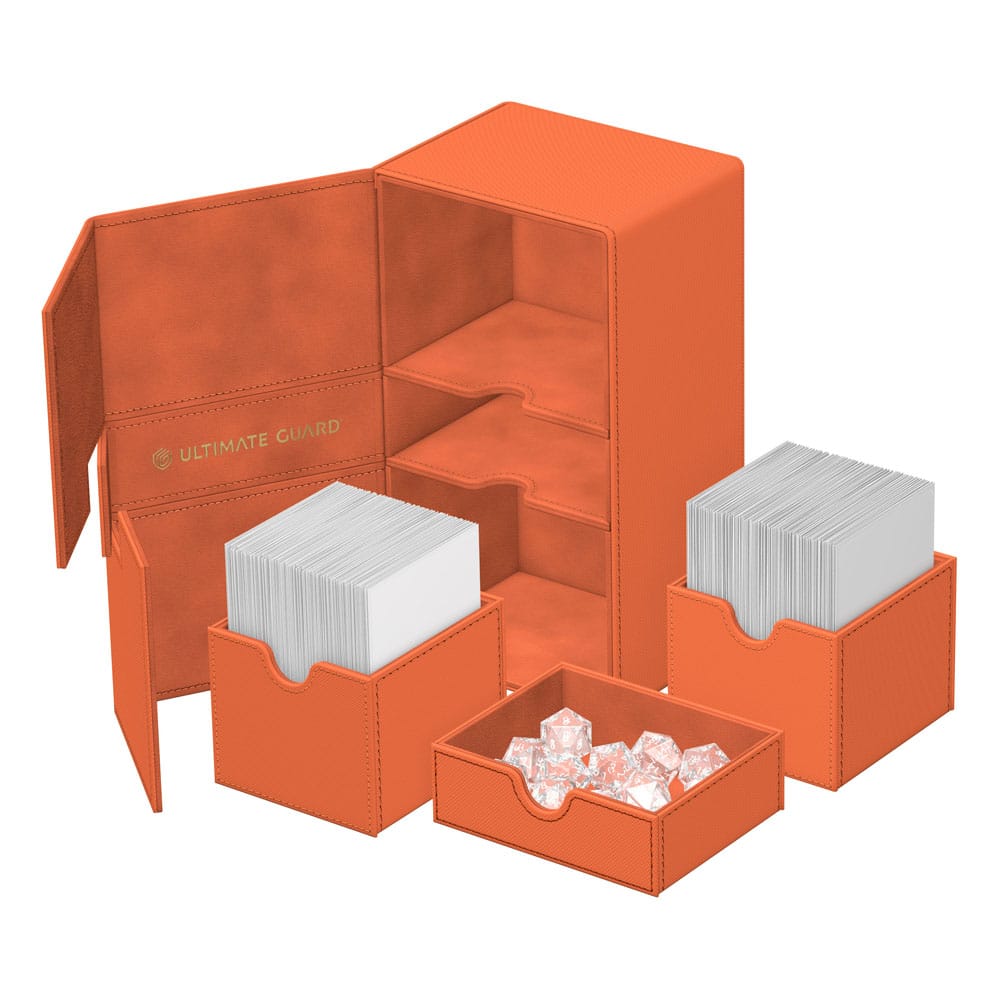 Ultimate Guard Twin Flip'n'Tray 200+ Xenoskin "Summer Edition 2025" - Peach - Smalltinytoystore