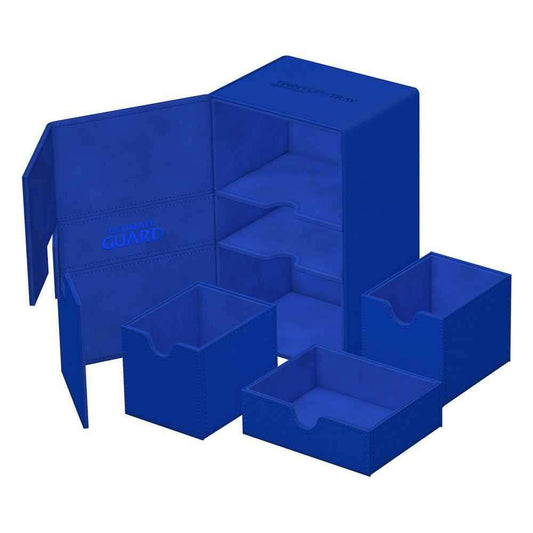 Ultimate Guard Twin Flip`n`Tray 160+ XenoSkin Monocolor Blau - Smalltinytoystore