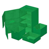 Ultimate Guard Twin Flip`n`Tray 160+ XenoSkin Monocolor Grün - Smalltinytoystore