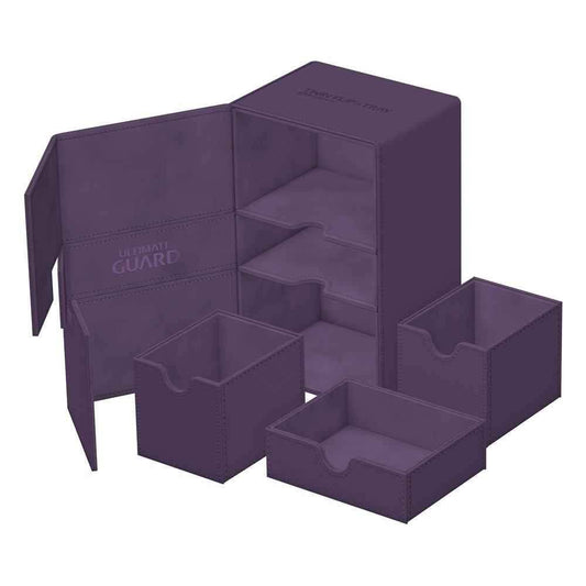 Ultimate Guard Twin Flip`n`Tray 160+ XenoSkin Monocolor Violett - Smalltinytoystore