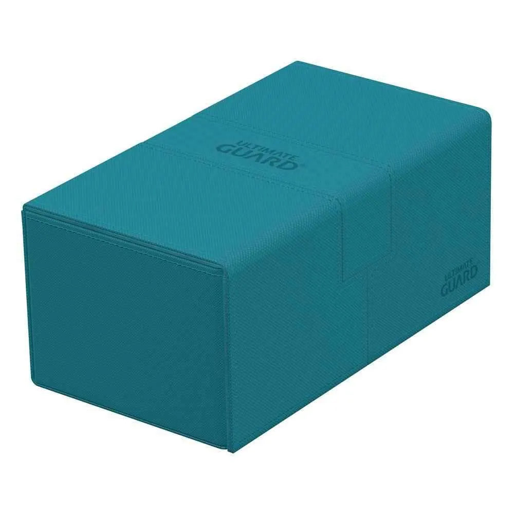 Ultimate Guard Twin Flip`n`Tray 200+ XenoSkin Monocolor Petrolblau - Smalltinytoystore