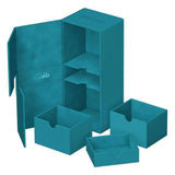 Ultimate Guard Twin Flip`n`Tray 266+ Xenoskin Petrolblau - Smalltinytoystore