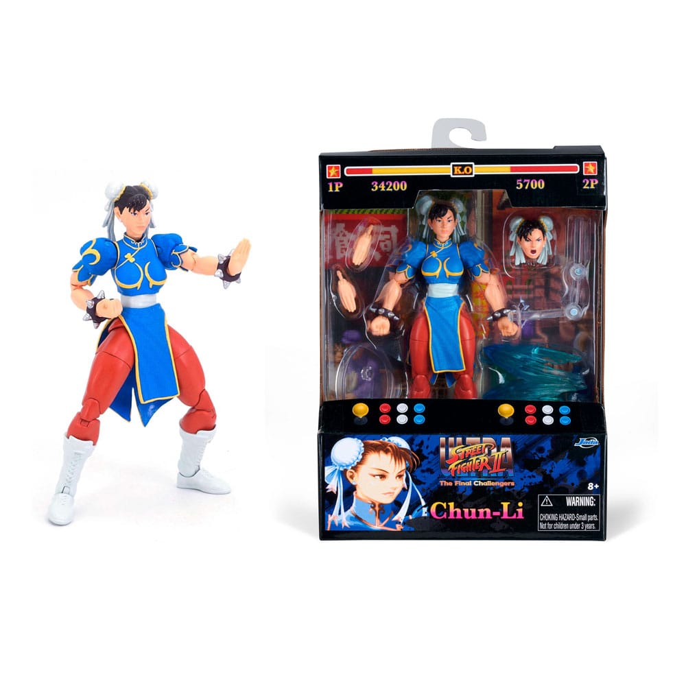 Ultra Street Fighter II: The Final Challengers Actionfigur 1/12 Chun-Li 15 cm - Smalltinytoystore
