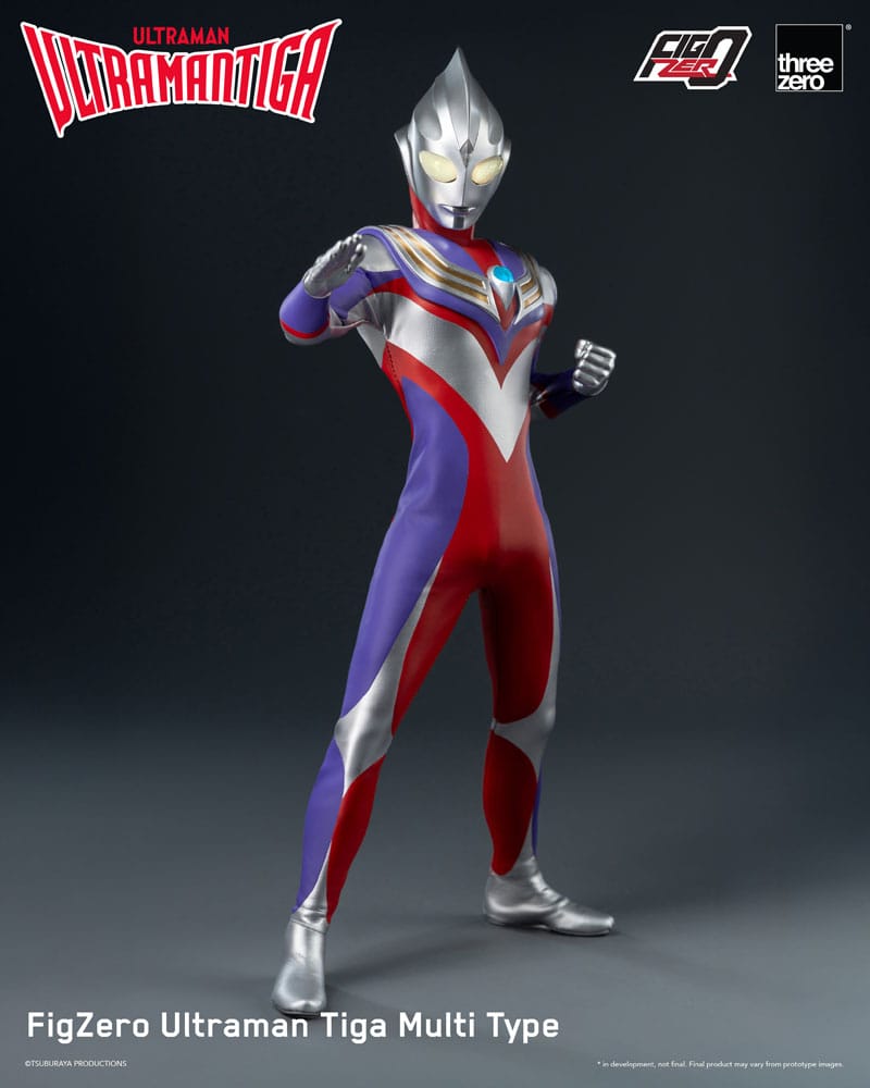 Ultraman Tiga FigZero Actionfigur 1/6 Ultraman Tiga Multi Type 32 cm - Smalltinytoystore