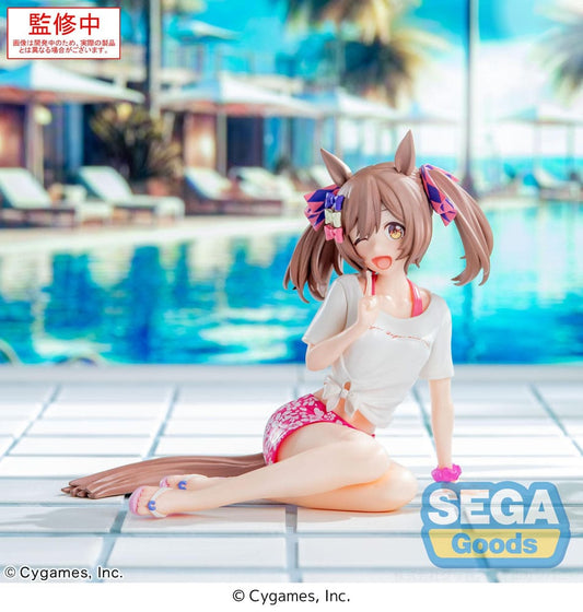Uma Musume Pretty Derby Yumemirize PVC Statue Smart Falcon Gaze on Me! 14 cm - Smalltinytoystore