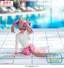 Uma Musume Pretty Derby Yumemirize PVC Statue Smart Falcon Gaze on Me! 14 cm - Smalltinytoystore