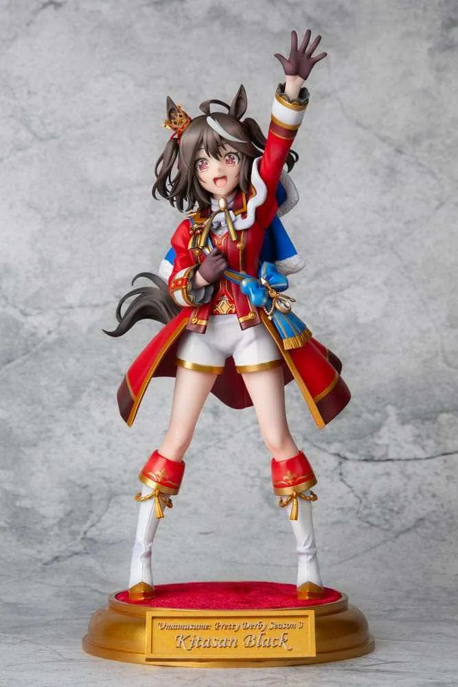 Uma Musume Pretty Dirby PVC Statue 1/7 Kitasan Black Fluttering Fulfillment Ver. 28 cm - Smalltinytoystore