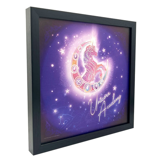 Unicorn Academy Canvas Poster Logo (With Light) - Smalltinytoystore