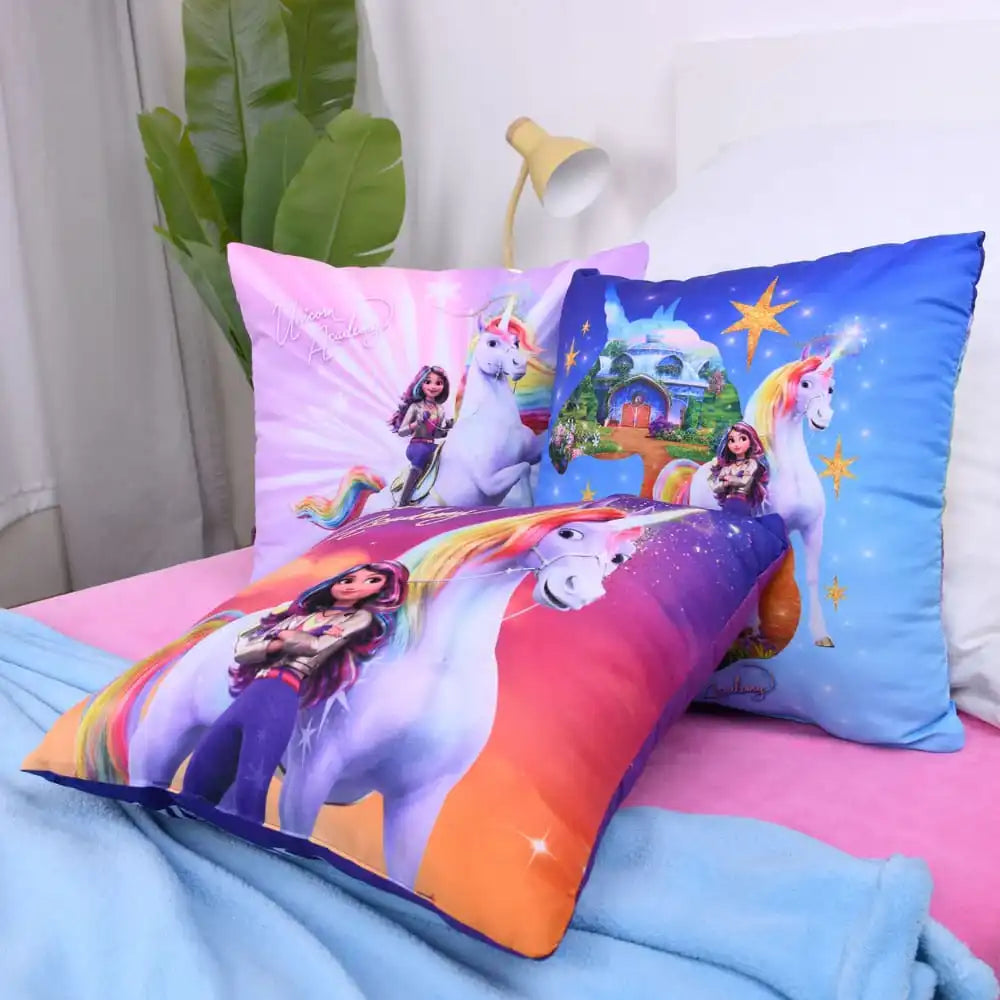 Unicorn Academy Dekokissen Magic 40 x 40 cm Sortiment (15) - Smalltinytoystore