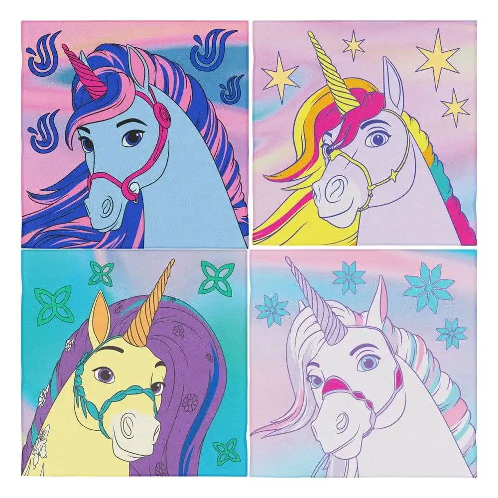 Unicorn Academy Magische Mini-Handtücher 30 x 30 cm Display (36) - Smalltinytoystore