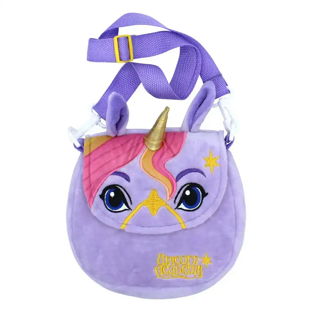 Unicorn Academy Plüsch-Umhängetasche - Smalltinytoystore