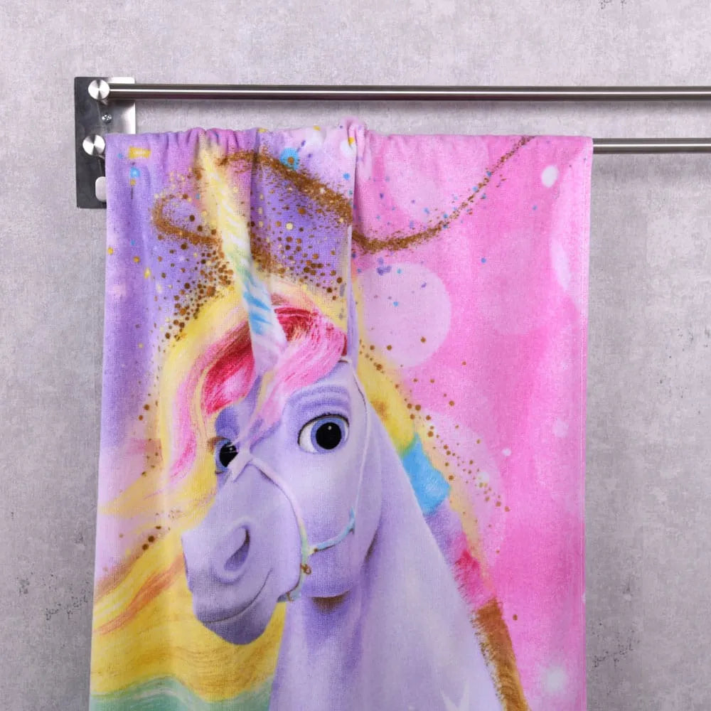 Unicorn Academy Velours-Handtuch Magic 75 x 150 cm - Smalltinytoystore
